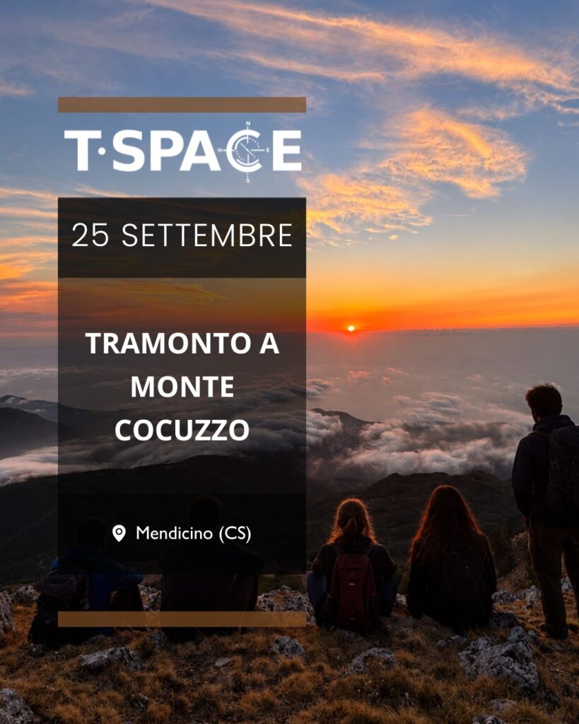 locandina escursione al tramonto a monte cocuzzo